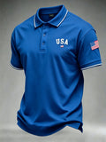 New Fashion Mens USA 250th Anniversary Eagle Emblem Men T Shirt Patriotic 1776-2026 Graphic Short Sleeve Casual Top