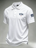 New Fashion Mens White USA 250 Anniversary Eagle T Shirt Patriotic 1776-2026 American Flag Short Sleeve Tee